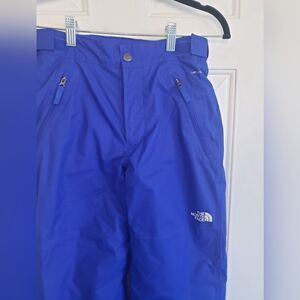 The North Face Boys snow pants blue size 8/10 NWOT dryvent EZ grow